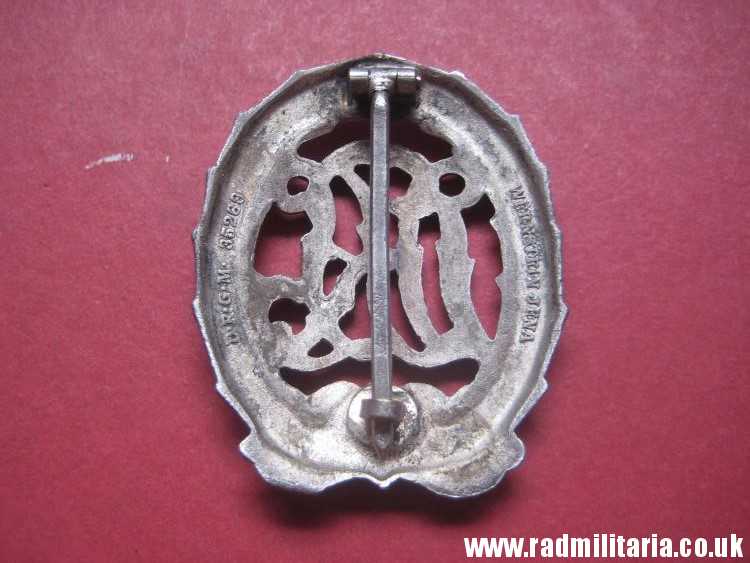 & WW2 German DRL BADGE with maker marks SILVER CLASS, good condition. - Image 12