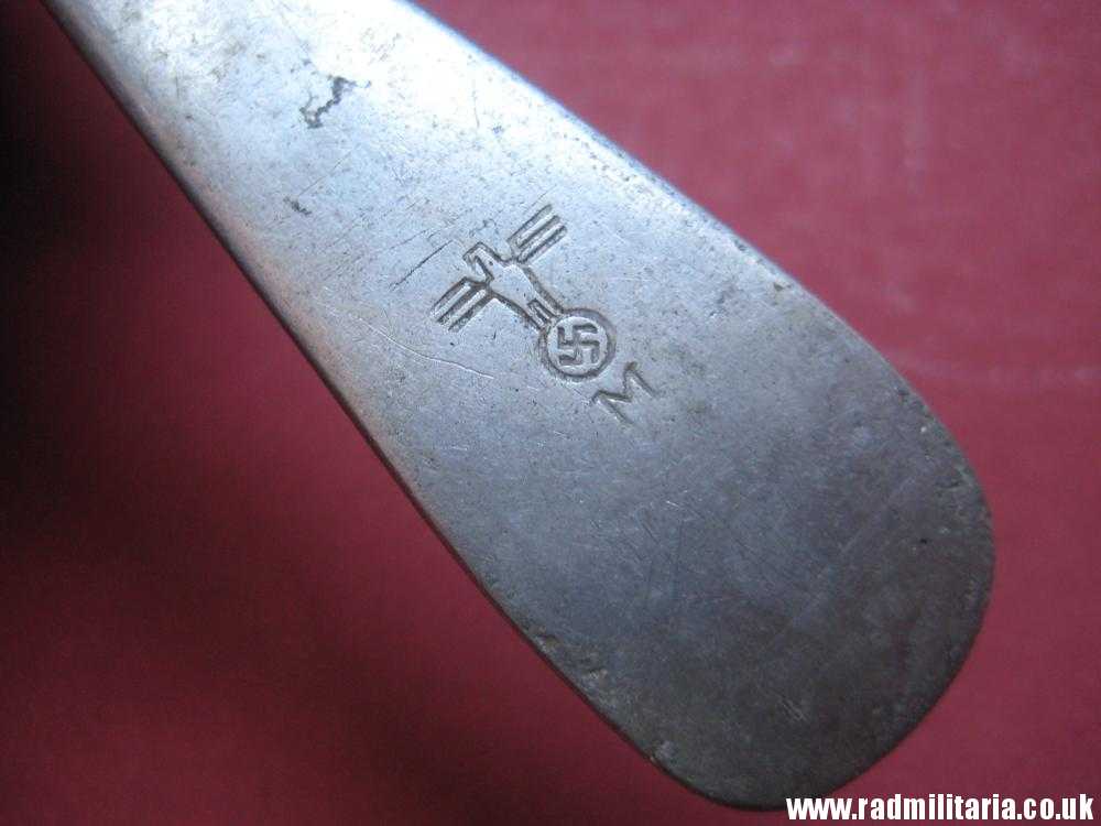 & WW2 German KRIEGSMARINE FORK marked: "M" and "Z 18" - from German Destroyer Z18 Hans Ludemann, 3rd REICH CUTLERY. rare !!! - Image 21
