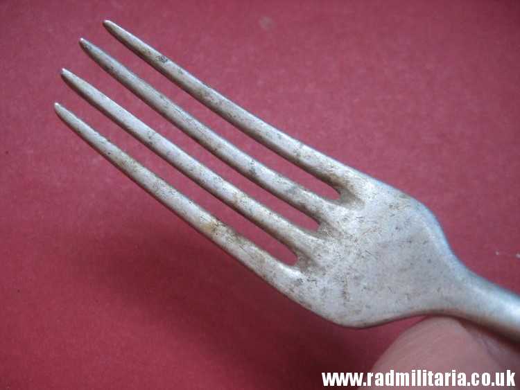 & WW2 German KRIEGSMARINE FORK marked: "M" and "Z 18" - from German Destroyer Z18 Hans Ludemann, 3rd REICH CUTLERY. rare !!! - Image 8