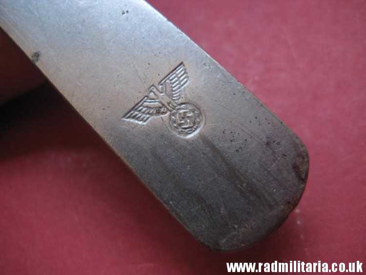 & WW2 original German FORK with Eagle marked: GK&F42 stainless steel - 3RD REICH CUTLERY. - Image 4