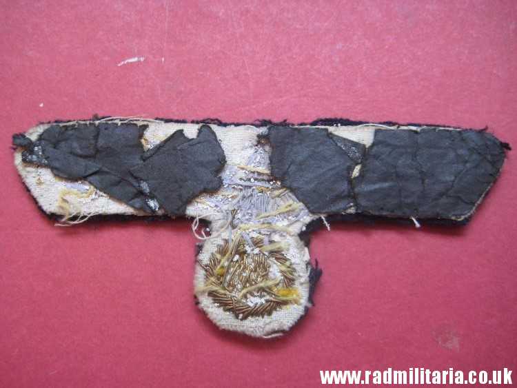 & WW2 original German Kriegsmarine embroidered breast eagle - gold color. - Image 10
