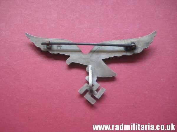 & WW2 original LUFTWAFFE Eagle BADGE in mint condition, perfect quality, maker: ASSMANN Ludenscheid - Image 4