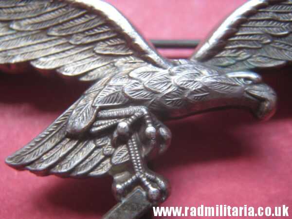 & WW2 original LUFTWAFFE Eagle BADGE in mint condition, perfect quality, maker: ASSMANN Ludenscheid - Image 12