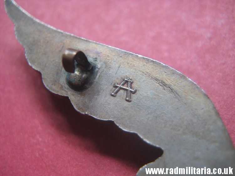 & WW2 original LUFTWAFFE Eagle BADGE in mint condition, perfect quality, maker: ASSMANN Ludenscheid - Image 5