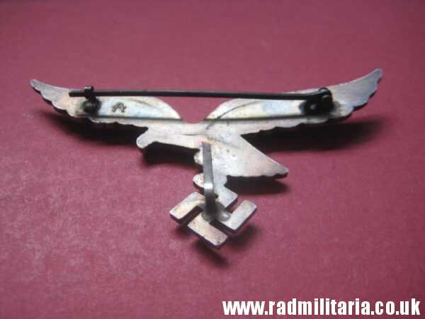 & WW2 original LUFTWAFFE Eagle BADGE in mint condition, perfect quality, maker: ASSMANN Ludenscheid - Image 19