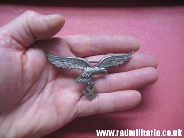 & WW2 original LUFTWAFFE Eagle BADGE in mint condition, perfect quality, maker: ASSMANN Ludenscheid - Image 30