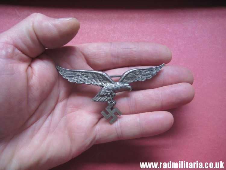 & WW2 original LUFTWAFFE Eagle BADGE in mint condition, perfect quality, maker: ASSMANN Ludenscheid - Image 30