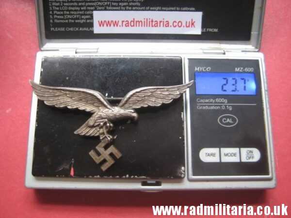 & WW2 original LUFTWAFFE Eagle BADGE in mint condition, perfect quality, maker: ASSMANN Ludenscheid - Image 31