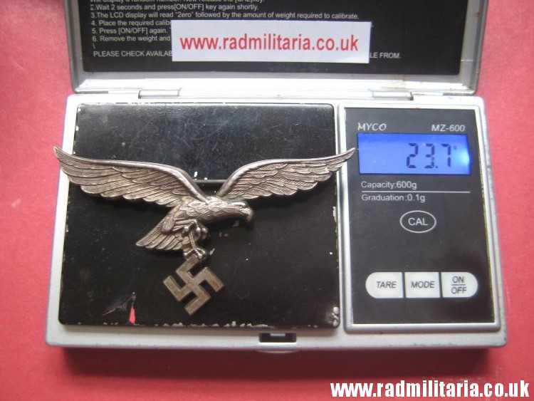 & WW2 original LUFTWAFFE Eagle BADGE in mint condition, perfect quality, maker: ASSMANN Ludenscheid - Image 31