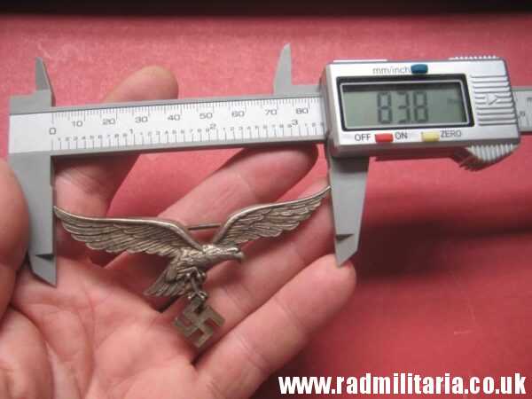 & WW2 original LUFTWAFFE Eagle BADGE in mint condition, perfect quality, maker: ASSMANN Ludenscheid - Image 32