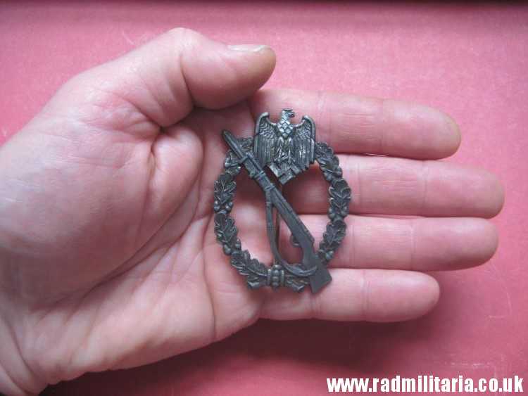 & original WW2 German INFANTRY ASSAULT BADGE in very good/perfect condition. - Image 8