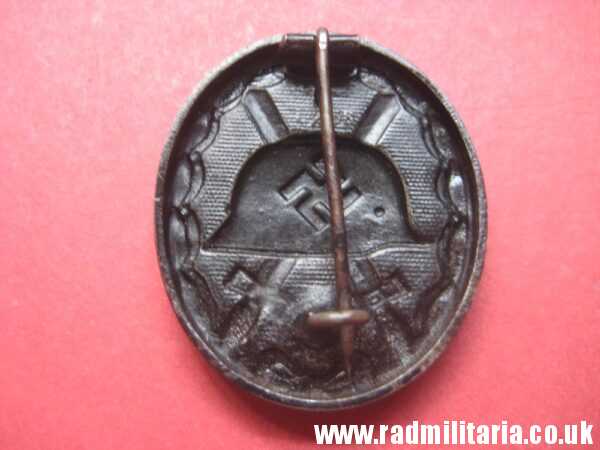 & WW2 German WOUND BADGE in Black marked: "L/56" genuine. - Image 3