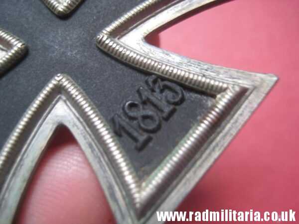 & original WW2 German IRON CROSS 2nd Class in very good condition, short ribbon - genuine. - Image 6