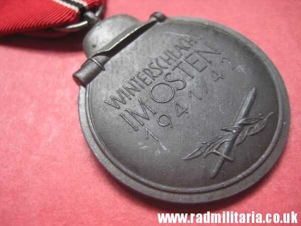 & original WW2 German MEDAL - WINTERSCHLACHT IM OSTEN 1941/42 with original ribbon - perfect condition. - Image 12