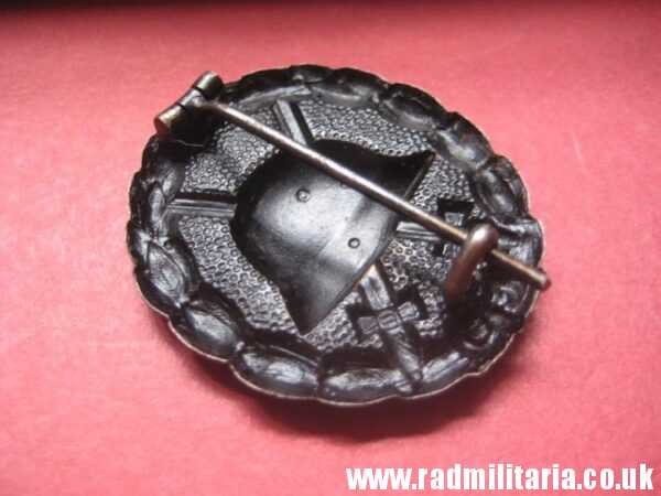 & WW1 German WOUND BADGE Black Class in good used condition. - Image 3