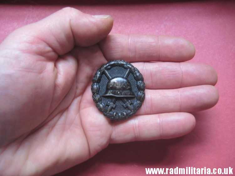 & WW1 German WOUND BADGE Black Class in good used condition. - Image 13