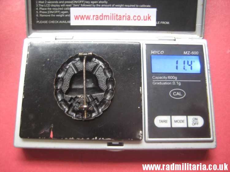 & WW1 German WOUND BADGE Black Class in good used condition. - Image 7