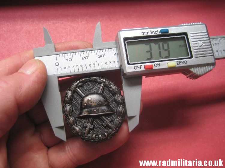 & WW1 German WOUND BADGE Black Class in good used condition. - Image 6