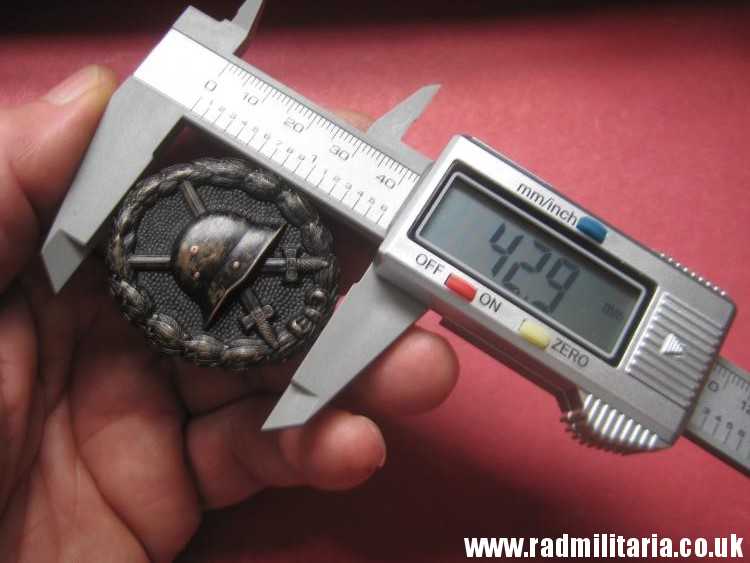 & WW1 German WOUND BADGE Black Class in good used condition. - Image 5