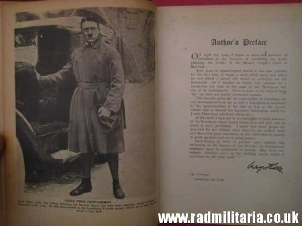 & genuine rare German BOOK - Adolf Hitler MEIN KAMPF Rare edition of the book in English. - Image 19