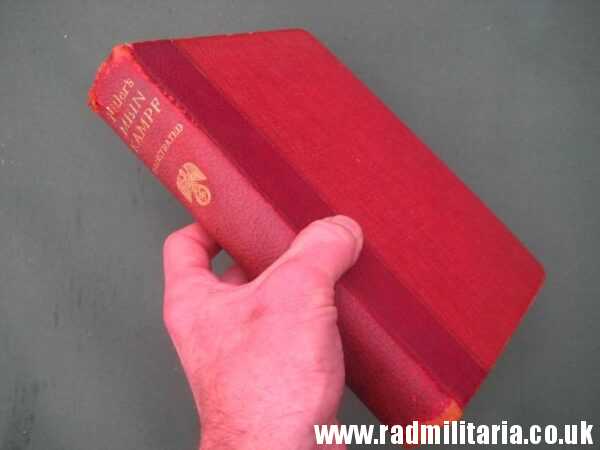 & genuine rare German BOOK - Adolf Hitler MEIN KAMPF Rare edition of the book in English. - Image 30