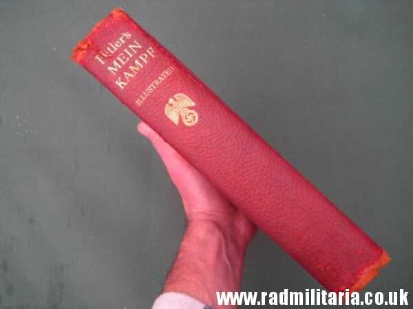 & genuine rare German BOOK - Adolf Hitler MEIN KAMPF Rare edition of the book in English. - Image 34