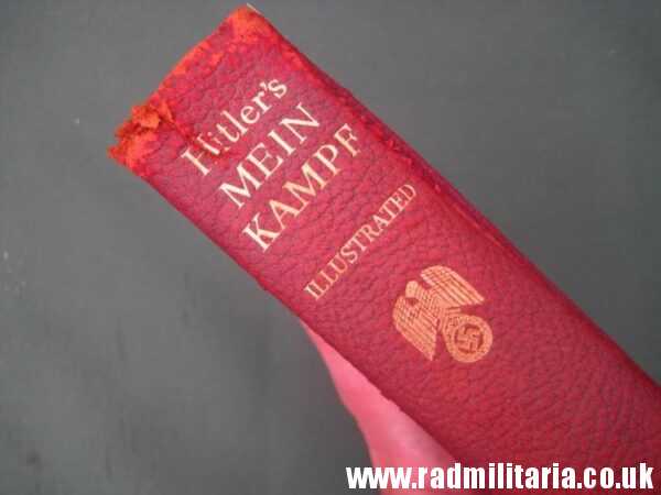 & genuine rare German BOOK - Adolf Hitler MEIN KAMPF Rare edition of the book in English.