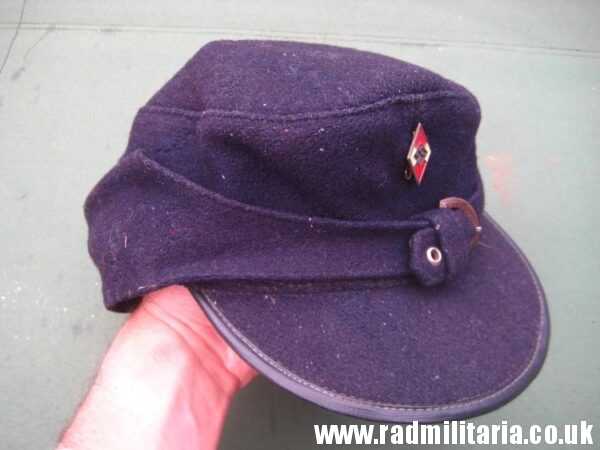 & WW2 original German Hitler Youth HJ CAP with original badge RZM M1/148 - HitlerJugend, as found !! - Image 18