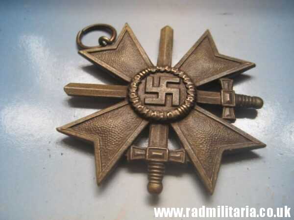 & WW2 original German War Merit Cross 2nd Class - KVK Kriegsverdienstkreuz 2. Klasse. - Image 13