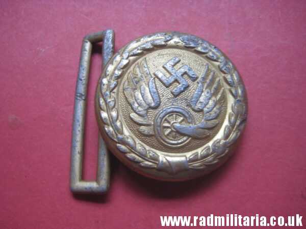 & WW2 original German DR (Reichsbahn) BELT BUCKLE, maker: Assmann DRGM 38 - metal detecting find. - Image 13