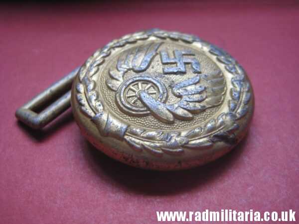 & WW2 original German DR (Reichsbahn) BELT BUCKLE, maker: Assmann DRGM 38 - metal detecting find. - Image 14