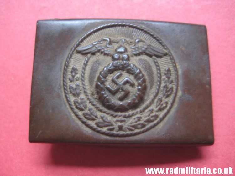 & WW2 original German SA Belt BUCKLE - SMALL SIZE battlefield relic, metal detecting find. - Image 2