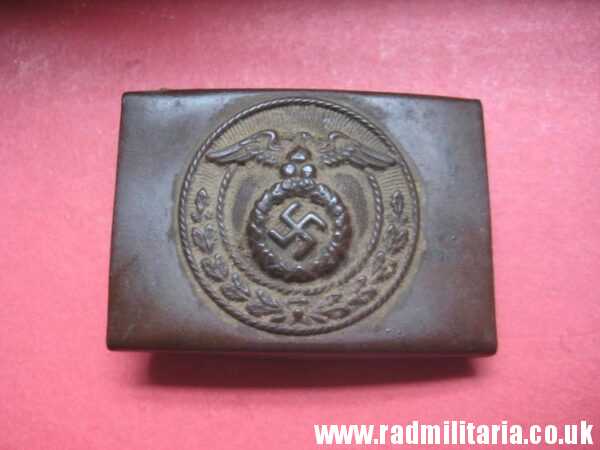 & WW2 original German SA Belt BUCKLE - SMALL SIZE battlefield relic, metal detecting find. - Image 3