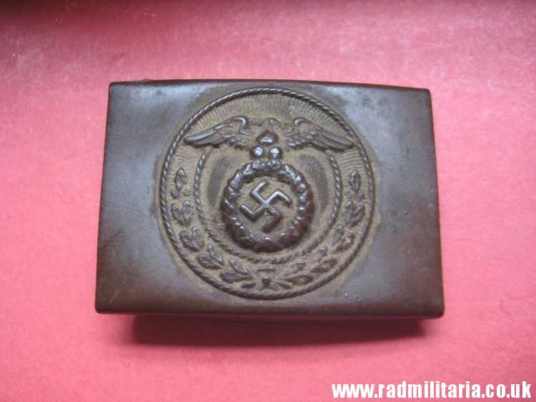 & WW2 original German SA Belt BUCKLE - SMALL SIZE battlefield relic, metal detecting find. - Image 3