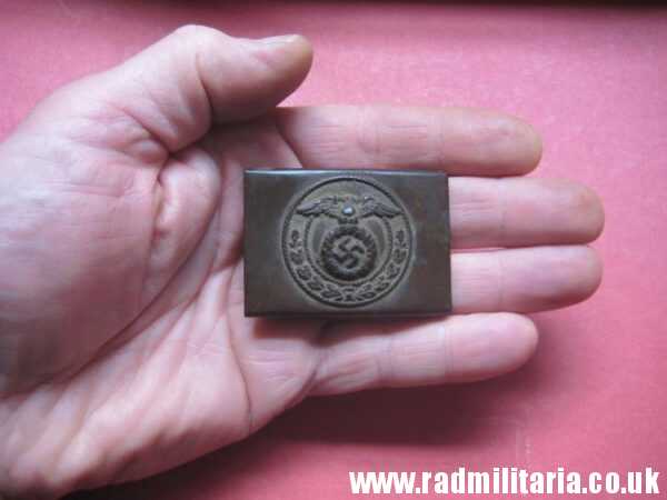 & WW2 original German SA Belt BUCKLE - SMALL SIZE battlefield relic, metal detecting find. - Image 10