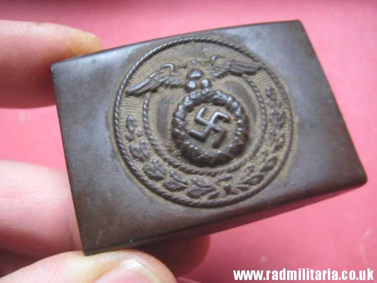 & WW2 original German SA Belt BUCKLE - SMALL SIZE battlefield relic, metal detecting find. - Image 11