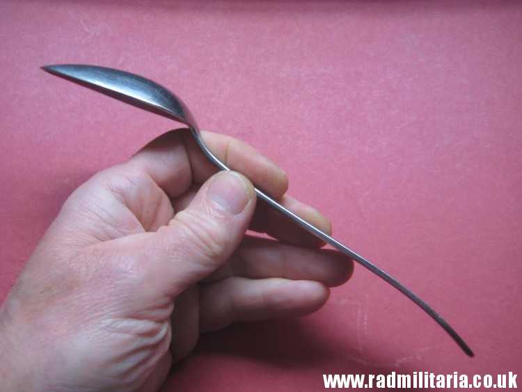 & WW2 genuine German Luftwaffe TABLE SPOON marked: ROSTFREIER STAHL (Stainless steel) - v. good used condition. - Image 5