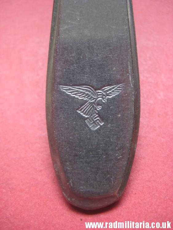 & WW2 genuine German Luftwaffe TABLE SPOON marked: ROSTFREIER STAHL (Stainless steel) - v. good used condition. - Image 9