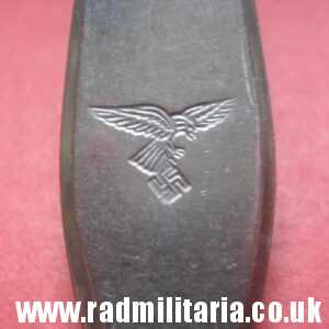 & WW2 genuine German Luftwaffe TABLE SPOON marked: ROSTFREIER STAHL (Stainless steel) - v. good used condition.