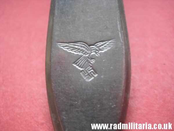 & WW2 genuine German Luftwaffe TABLE SPOON marked: ROSTFREIER STAHL (Stainless steel) - v. good used condition.