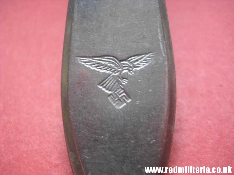 & WW2 genuine German Luftwaffe TABLE SPOON marked: ROSTFREIER STAHL (Stainless steel) - v. good used condition.