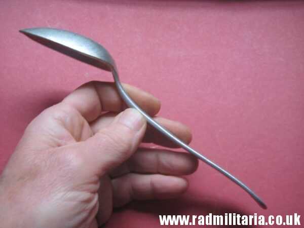 & WW2 genuine German Luftwaffe SPOON marked: FL.U.V.  GAG 38 - v. good used condition. - Image 21