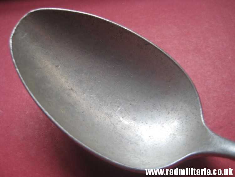 & WW2 genuine German Luftwaffe SPOON marked: FL.U.V. GAG 38 - v. good used condition. - Image 9