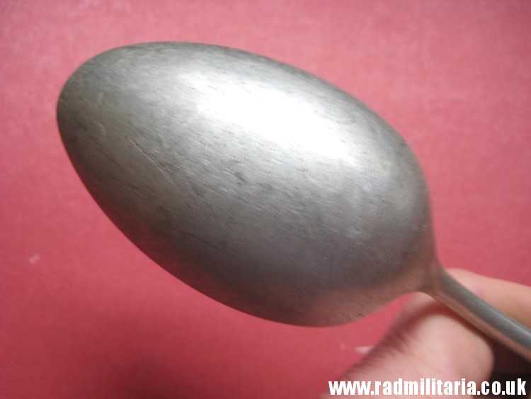 & WW2 genuine German Luftwaffe SPOON marked: FL.U.V. GAG 38 - v. good used condition. - Image 10