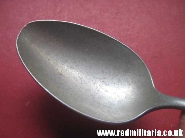 & WW2 genuine German Luftwaffe SPOON marked: FL.U.V.  GAG 38 - v. good used condition. - Image 11