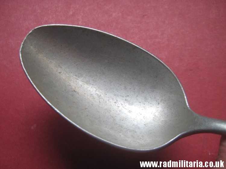 & WW2 genuine German Luftwaffe SPOON marked: FL.U.V. GAG 38 - v. good used condition. - Image 11