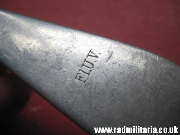 & WW2 genuine German Luftwaffe SPOON marked: FL.U.V.  GAG 38 - v. good used condition. - Image 13