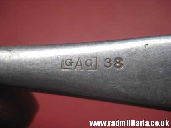 & WW2 genuine German Luftwaffe SPOON marked: FL.U.V.  GAG 38 - v. good used condition. - Image 18