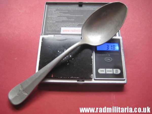 & WW2 genuine German Luftwaffe SPOON marked: FL.U.V.  GAG 38 - v. good used condition. - Image 20