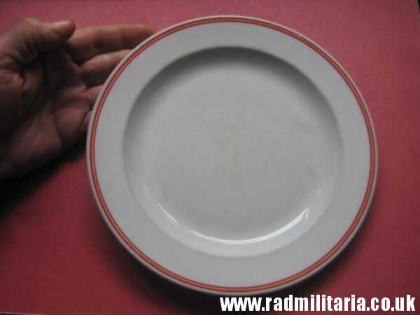 & WW2 original WW2 German CERAMIC SAUCER - Eigentum Der Deutschen Arbeitsfront, maker: Hutschenreuther Selb. - Image 16